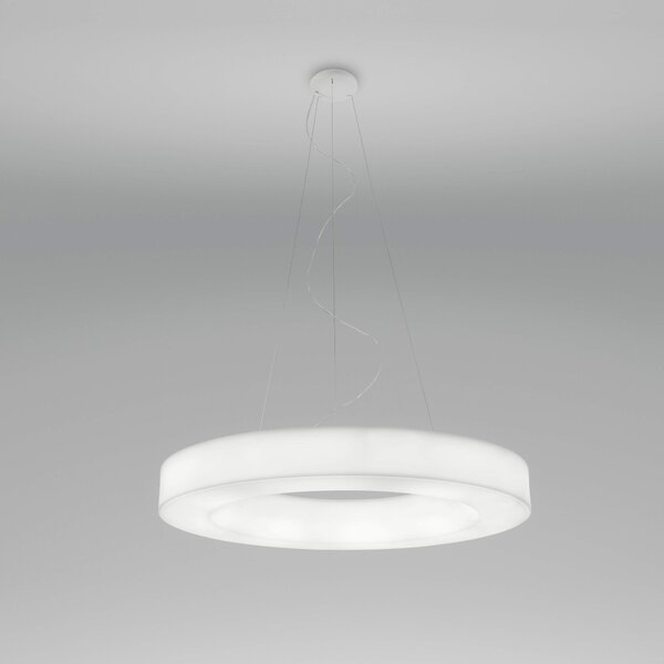 Stilnovo 7652 Saturn, kruhové svítidlo pro zavěšení, 33W LED 3000K stmívatelné DALI, prům. 75,7cm