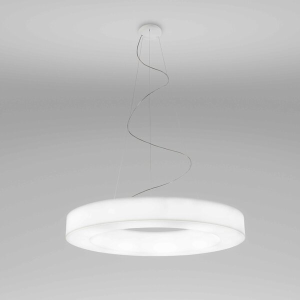 Stilnovo 7650 Saturn, kruhové svítidlo pro zavěšení, 98W LED 3000K stmívatelné DALI, prům. 115cm