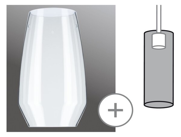 Paulmann 95351 Vento, stínítko pro systém DecoSystems, prům. 15,2cm