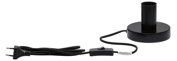 Paulmann 79758 Neordic Haldor, černá stolní lampa s přiznanou žárovkou, 1x20W E27