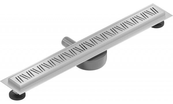 Mexen Flat 360° M22 rotační sprchový žlab 50 cm, nerez, 1029050-40