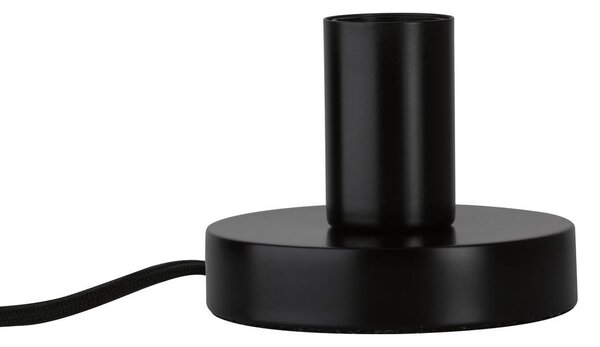 Paulmann 79758 Neordic Haldor, černá stolní lampa s přiznanou žárovkou, 1x20W E27