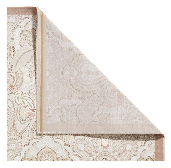 Krémový koberec 120x170 cm Damask Bronze – Think Rugs