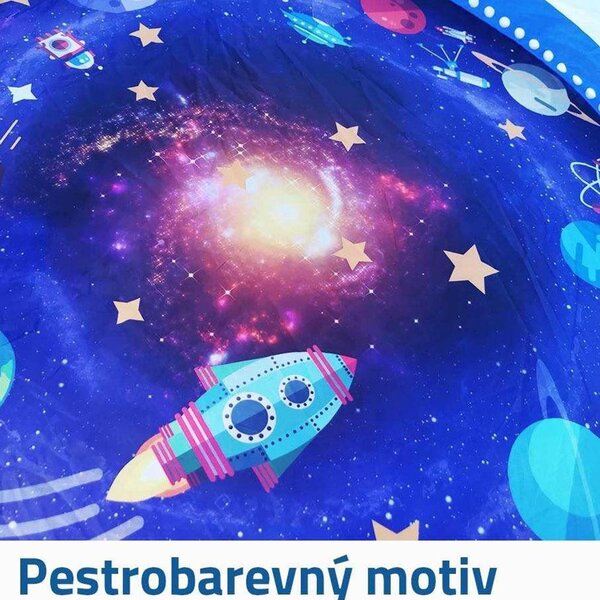 Dětský stan vesmírná raketa