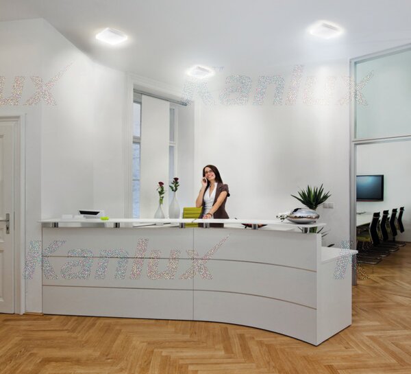 VARSO LED 18W-NW-L-SE přisazené svít. 18W, 1700lm, 4000K, IP54, mikrovlný senzor, hranaté
