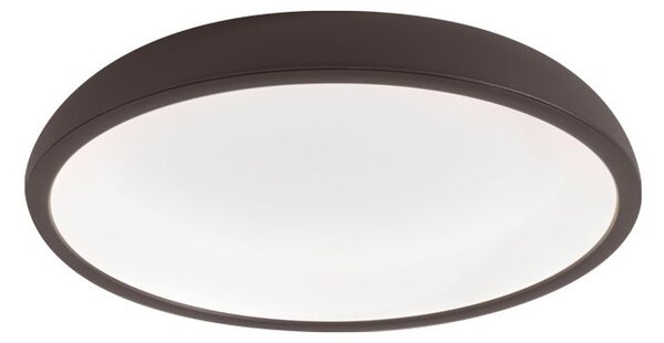 Stilnovo 8535 Reflexio_S, bílo-hnědé stropní svítidlo se skrytým zdrojem světla, 48W LED stmívatelné 3000K, prům. 65cm
