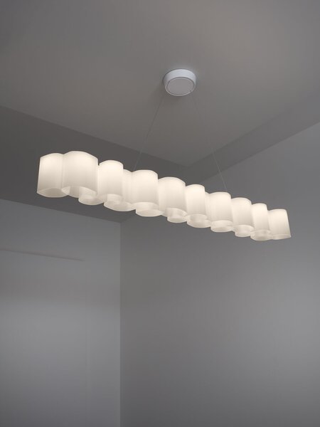 Stilnovo 8680 Honey_PB, designové závěsné svítidlo, 35W LED 2700K stmívatelné, délka 139cm