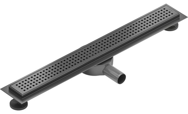 Mexen Flat 360° M08 sprchový žlab 60 cm, broušený grafit, 1E25060-40