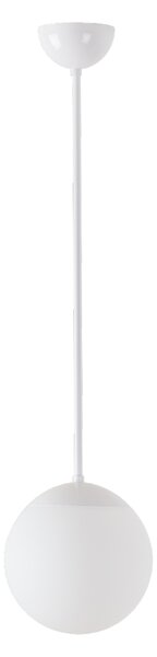 Osmont ADR42120 Adria P1-B, závěsné svítidlo, 1x75W, opálové sklo, bílá montura a tyč délky 80cm, prům.20cm