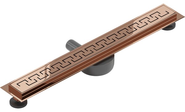 Mexen Flat 360° M15 sprchový žlab 70 cm, růžové zlato, 1624070-40