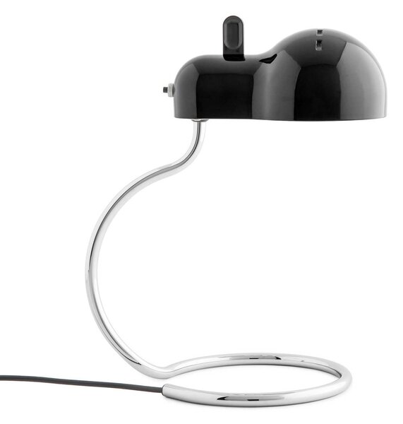 Stilnovo 9066 Minitopo Classic, černá stolní retro lampička, 1x7W LED E27, výška 36cm