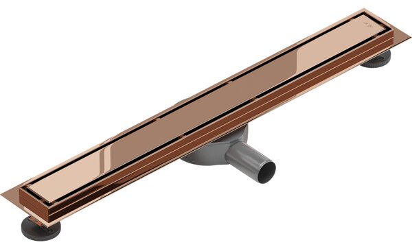 Mexen Flat 360° M13 sprchový žlab 2v1, 60 cm, růžové zlato, 1610060-40