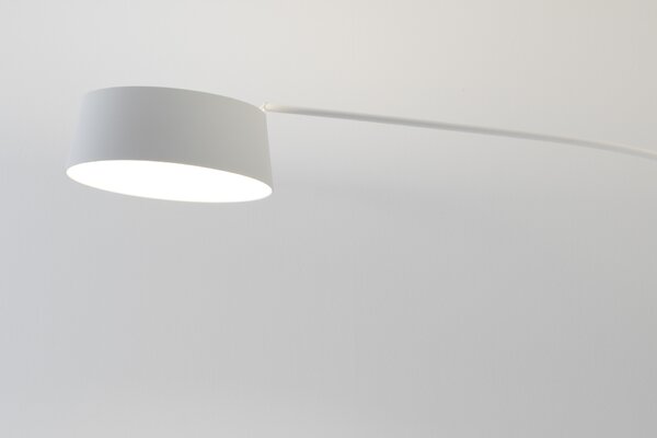 Stilnovo 8104 Oxygen_FL1, modrá stojací oblouková lampa se stmívačem, 36W LED 3000K, výška 194cm