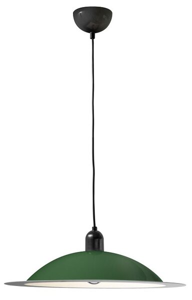 Stilnovo 8991 Lampiatta, retro zelené závěsné svítidlo, 1x11W LED E27, prům. 50cm