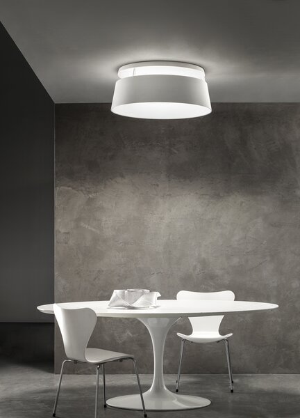Stilnovo 8084 Oxygen_S, modré stropní svítidlo, 36W LED 3000K stmívatelné DALI, prům. 56cm