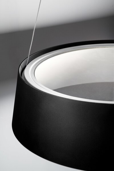 Stilnovo 8091 Oxygen_P, žluté závěsné svítidlo, 36W LED 3000K stmívatelné DALI, prům. 56cm