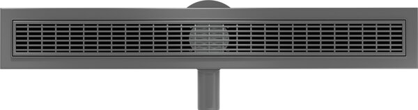 Mexen Flat 360° M33 sprchový žlab 60 cm, broušený grafit, 1E33060-40