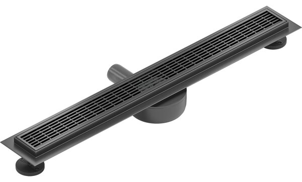Mexen Flat 360° M33 sprchový žlab 60 cm, broušený grafit, 1E33060-40