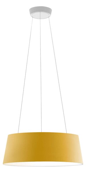 Stilnovo 8091 Oxygen_P, žluté závěsné svítidlo, 36W LED 3000K stmívatelné DALI, prům. 56cm