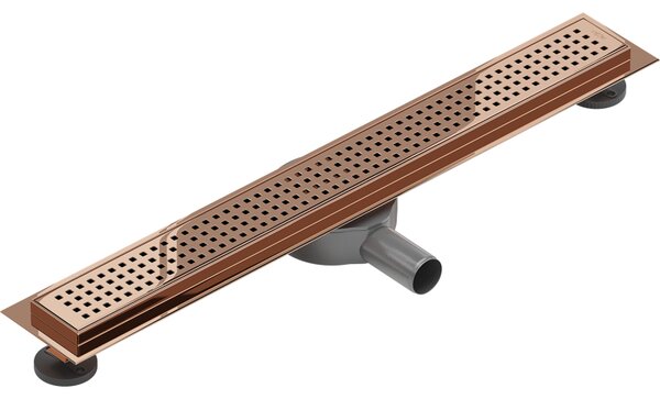 Mexen Flat 360° M08 sprchový žlab 50 cm, růžové zlato, 1625050-40