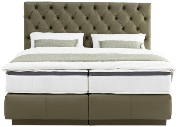 POSTEL BOXSPRING, 180/200 cm, zelená Novel - Manželské postele