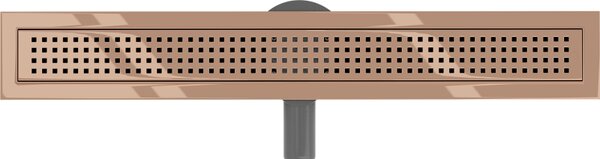 Mexen Flat 360° M08 sprchový žlab 50 cm, růžové zlato, 1625050-40