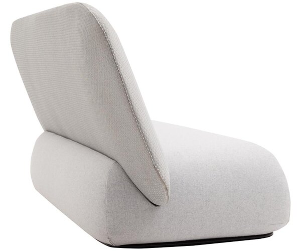Světle šedá látková trojmístná pohovka Softline Halo 242 cm