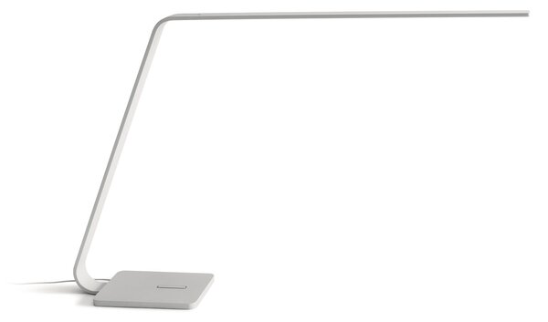 Stilnovo 7112 Lama, bílá stolní LED lampa s dotykovým stmívačem, 9W LED 3000K, výška 46cm