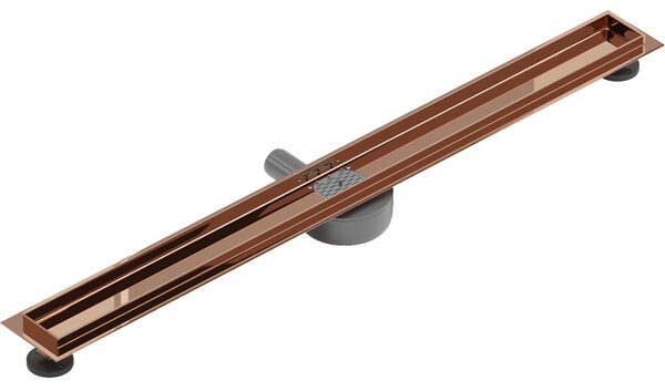 Mexen Flat 360°, tělo žlabu 80 cm, růžové zlato, 1640080
