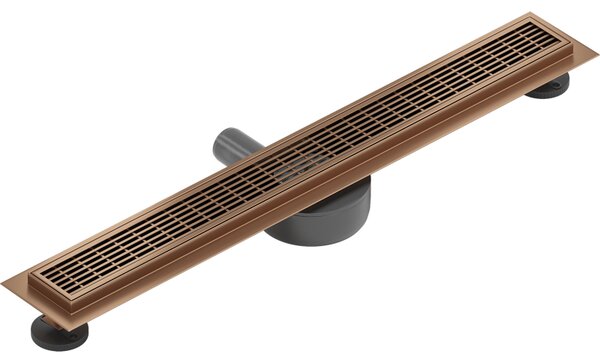 Mexen Flat 360° M33 sprchový žlab 50 cm, měděná matná, 1C33050-40