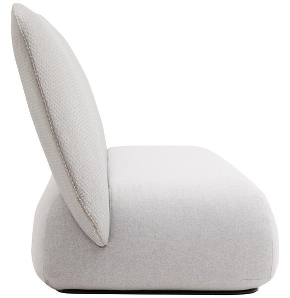 Světle šedá látková trojmístná pohovka Softline Halo 242 cm