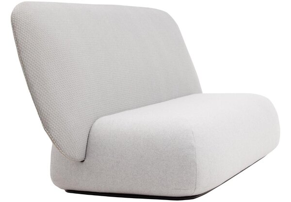 Světle šedá látková trojmístná pohovka Softline Halo 242 cm