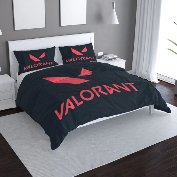 Sablio Povlečení VALORANT Black - 140x200 / 90x70