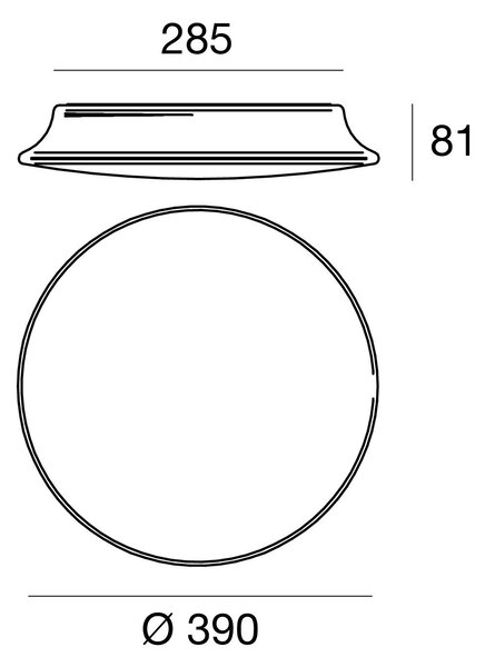 Linea Light 7806 MyWhite_R, kulaté venkovní svítidlo z bílého polyethylenu, 16W 3000K, prům. 39cm, IP65