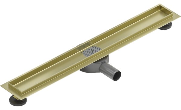 Mexen Flat 360°, tělo žlabu 50 cm, zlatá matná, 1A40050