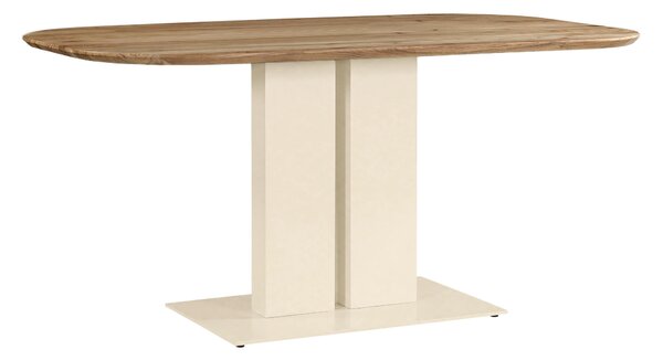 JÍDELNÍ STŮL, akácie, krémová, barvy akácie, 160/95/76 cm Lomoco - Jídelní stoly
