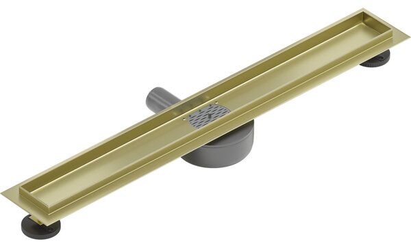 Mexen Flat 360°, tělo žlabu 50 cm, zlatá matná, 1A40050