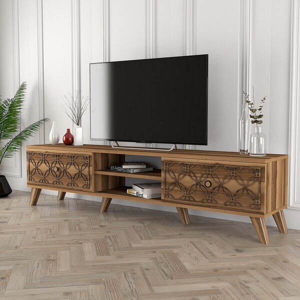 TV stolek/skříňka Clara (Ořech). Akce -25%