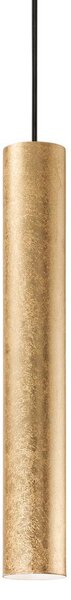 IDEAL LUX Ideal Lux závěsné světlo Look, zlatá, Ø 6 cm, kov, Mosaz / zlato, Obývací pokoj / jídelna, Moderní