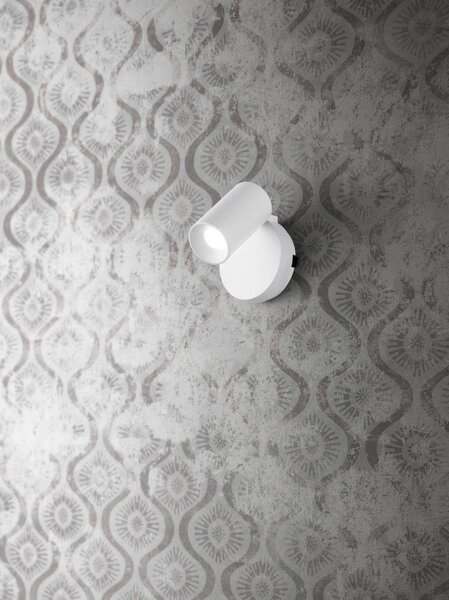 Linea Light 7956 Bart_W, bílé spotové svítidlo s vypínačem, 5W LED 3000K, délka 11cm