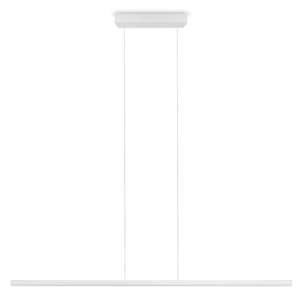 Linea Light 8200 Straight_P1, bílé subtilní svítidlo nad stůl, 11W LED 2700K, délka 102cm