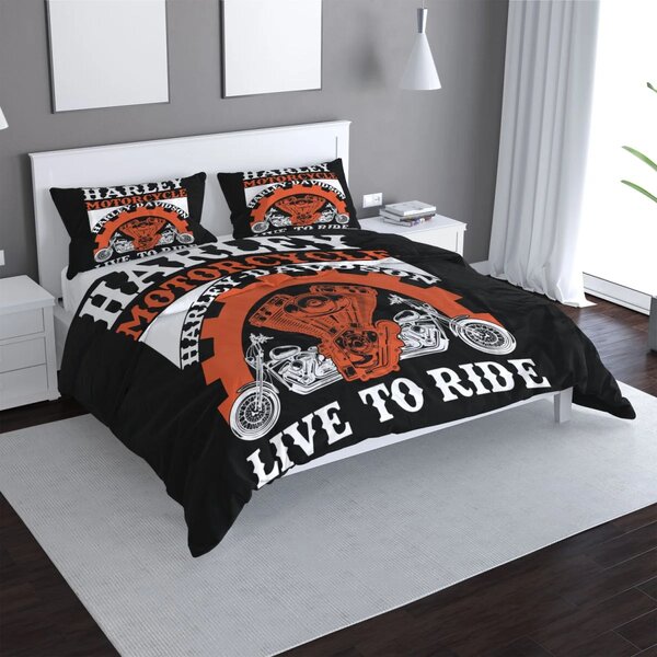 Sablio Povlečení Harley-Davidson Live to ride - 140x200 / 90x70
