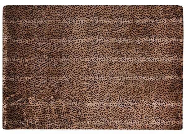 Přikrývka na postel KUDELI Umělá kožešina 150 x 200 cm Hnědá