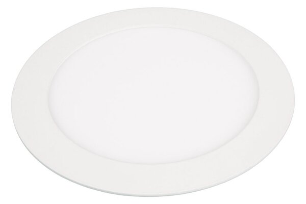 LED Solution Bílý vestavný LED panel kulatý 170mm 12W Barva světla: Teplá bílá 191163