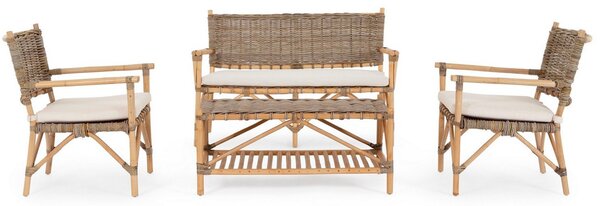 Bizzotto designové zahradní sedačky Tarifa (šířka 122,5 cm)