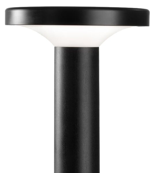 Linea Light 8663 MyWhite_Bond, černý venkovní sloupek, 12W LED 3000K, výška 20cm, IP65