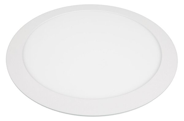 LED Solution Bílý vestavný LED panel kulatý 300mm 24W Barva světla: Teplá bílá 191110