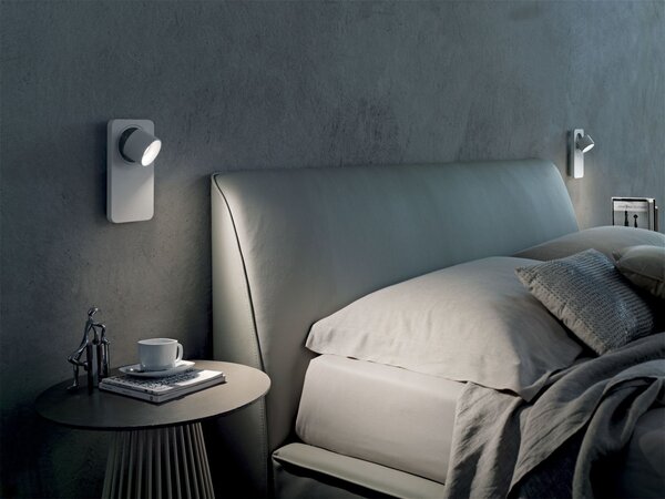 Linea Light 7974 Beebo_W, dřevěné nástěnné svítidlo s vypínačem, 5W LED 3000K, výška 22cm