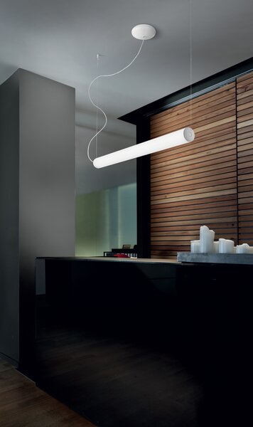 Linea Light 8845 Tu-O, závěsné svítidlo, 36W 3000K DALI, prům. 7,6cm, délka 100,5cm