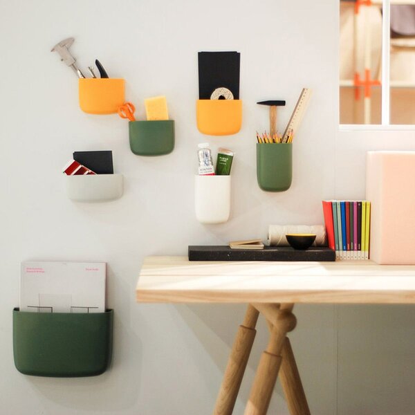 Normann Copenhagen deisgnové nástěnné organizéry Pocket 3 (černá)